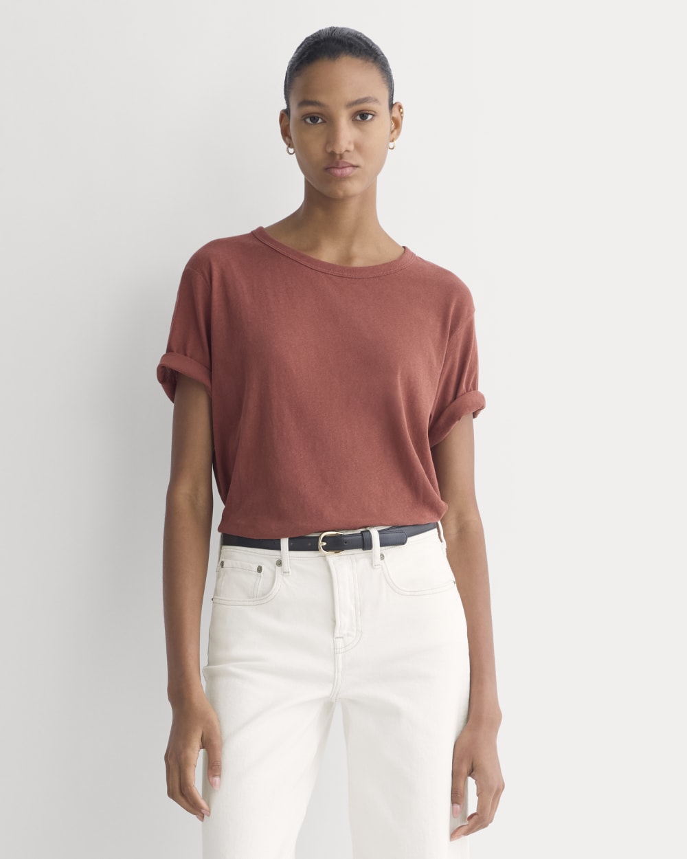The Air Tee | Henna Red