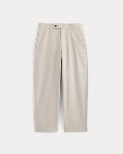 Alternative view of Cropped Slub Trouser | Peyote